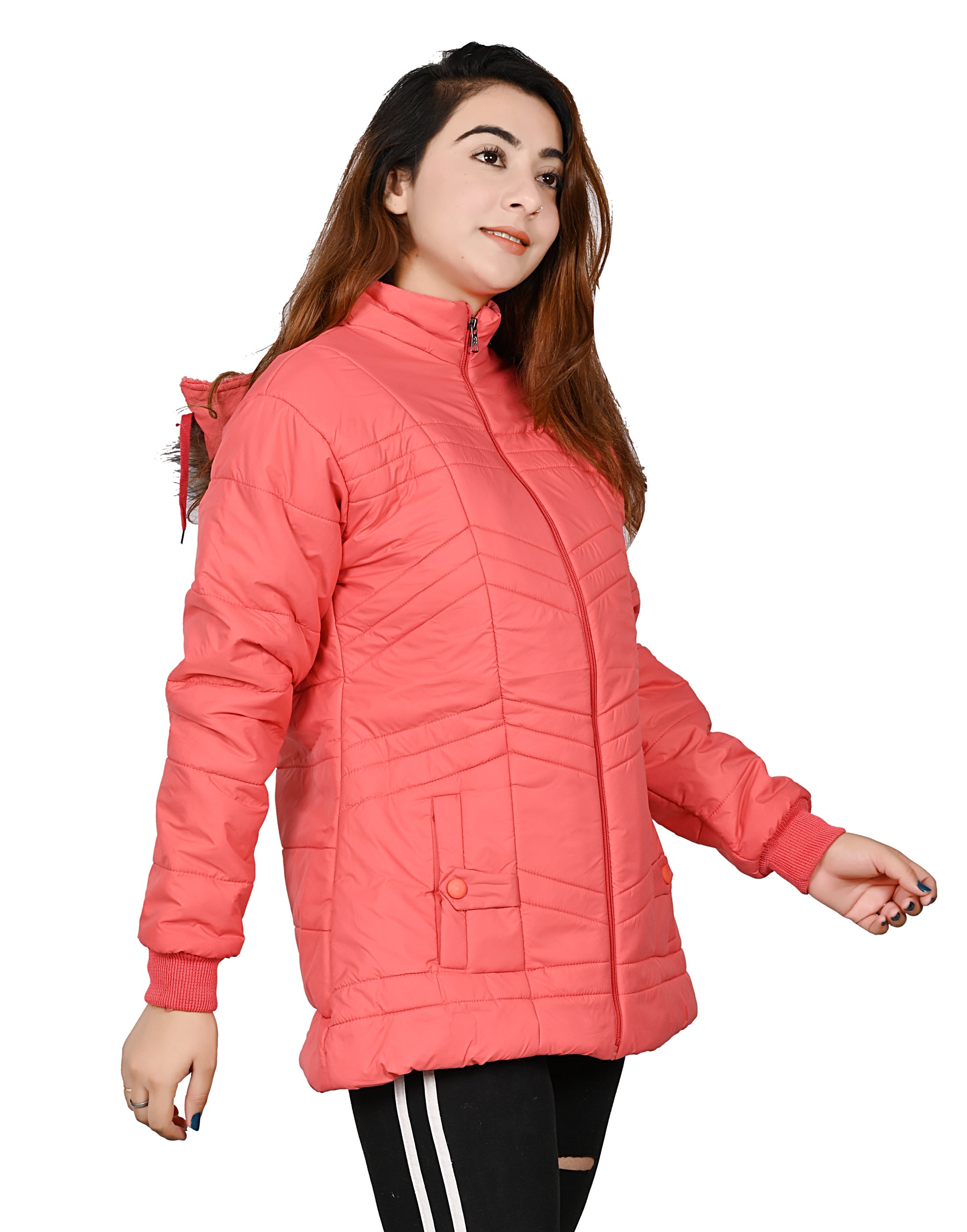 Ladies Winter Jacket - Lupi Pink – My Store
